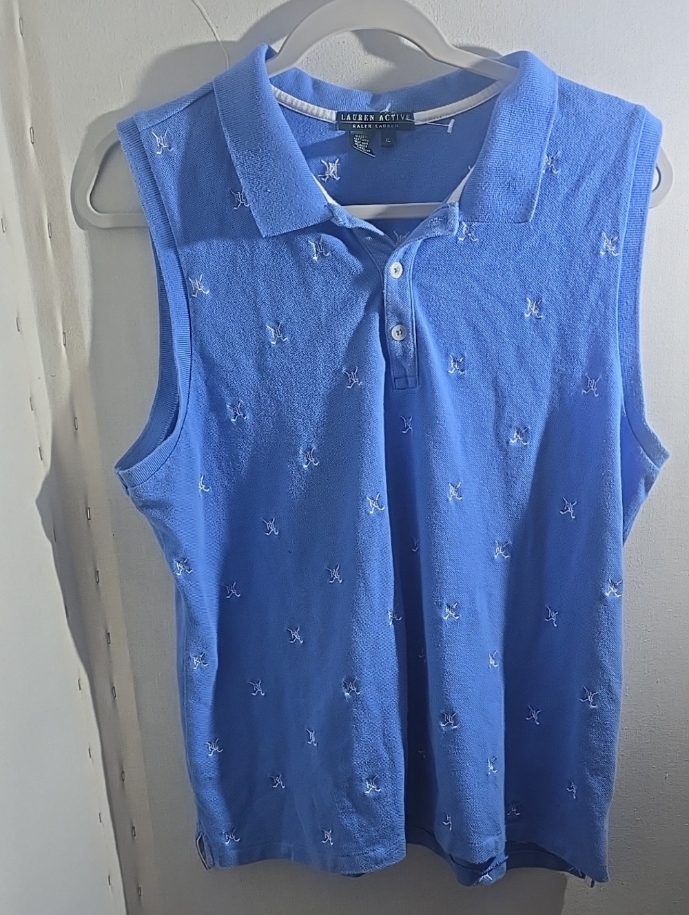 Ralph Lauren Sleeveless Polo Tank - Periwinkle Blue
